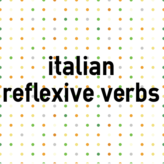 italian-reflexive-verbs